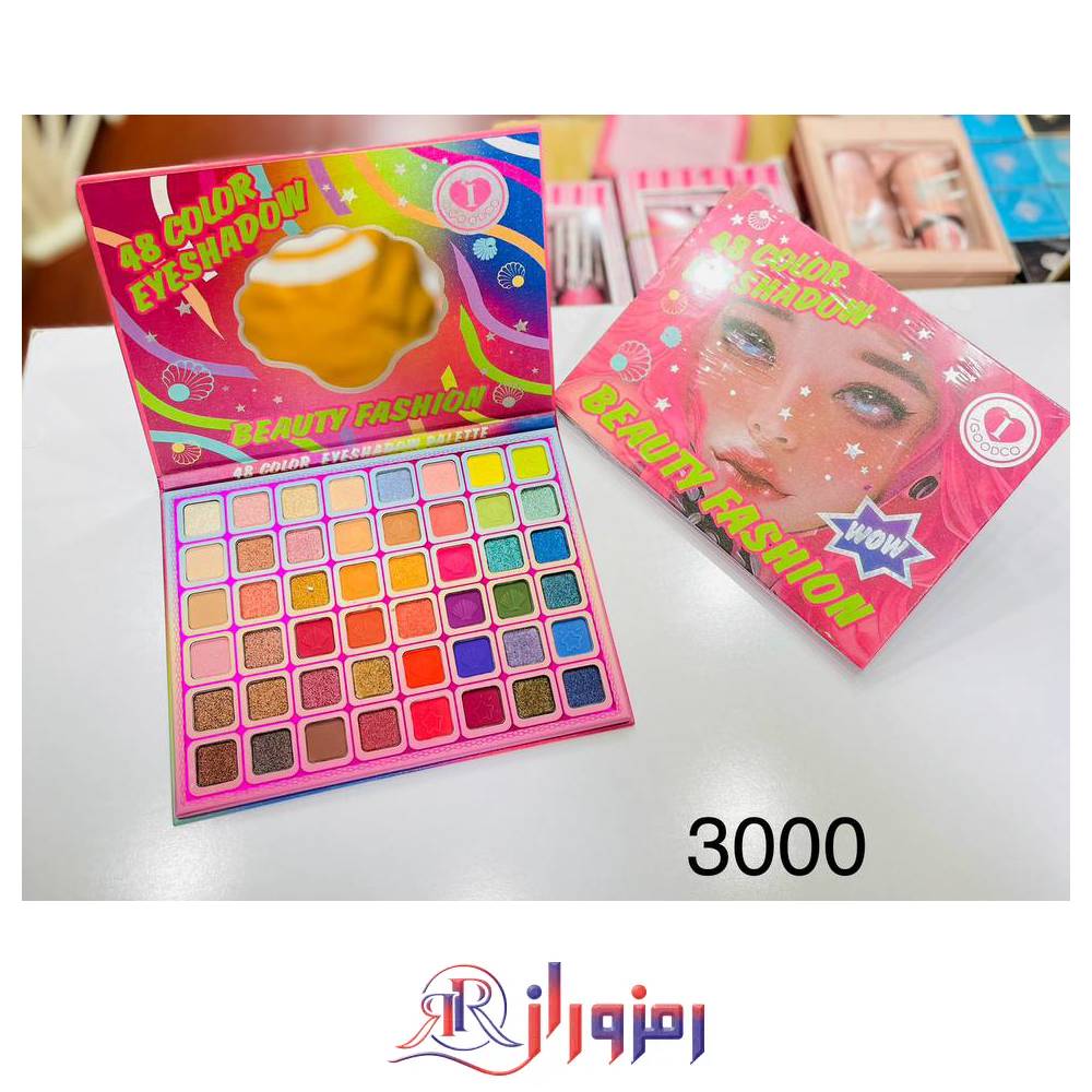 پالت سایه ۴۸ رنگ کتابی IGoodco کد 3000، سایه خوشرنگ، سایه چشم